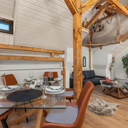 Fireplace Loft 1br Parliament Apartamento Bucarest