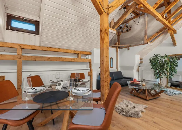 Fireplace Loft 1br Parliament 公寓 布加勒斯特