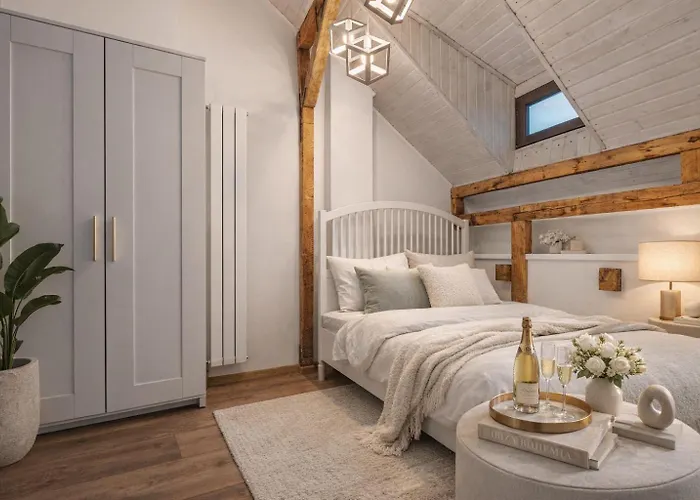Apartment Fireplace Loft Retreat Near Parliament Palace *